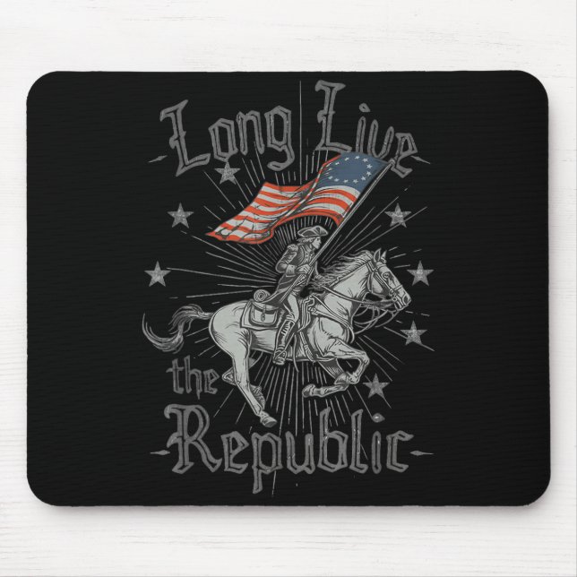 Long Live The Republic US Mouse Pad (Front)
