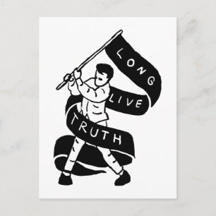 Long Live Truth Postcard