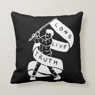 Long Live Truth Throw Pillow