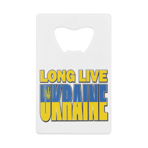 LONG-LIVE-UKRAINE CREDIT CARD BOTTLE OPENER