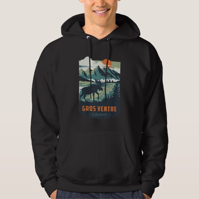 Long Long Honeymoon LOLOHO Gros Ventre Wilderness Hoodie (Front)