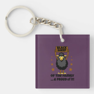 Long Lost Lamb: Black Sheep of the Family Keychain