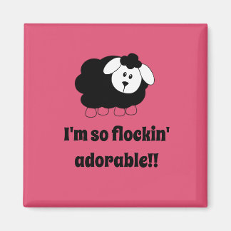 Long Lost Lamb: Flockin' Adorable Magnet