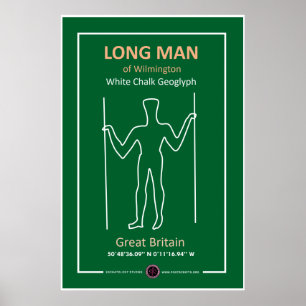 Long Man of Wilmington Poster