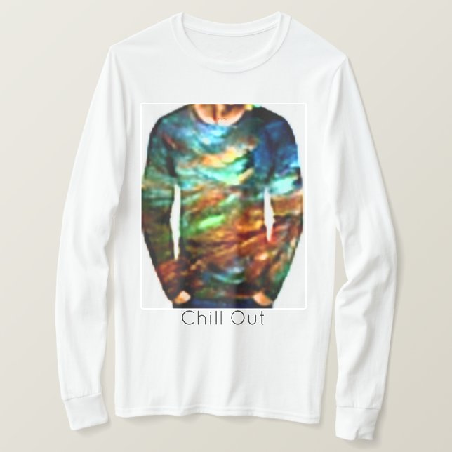 Long man-sleeved 3D Beer T-Shirt (Design Front)