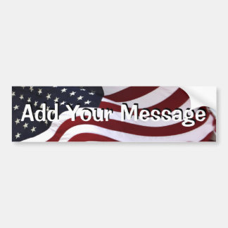 Long May It Wave American Flag Bumper Sticker