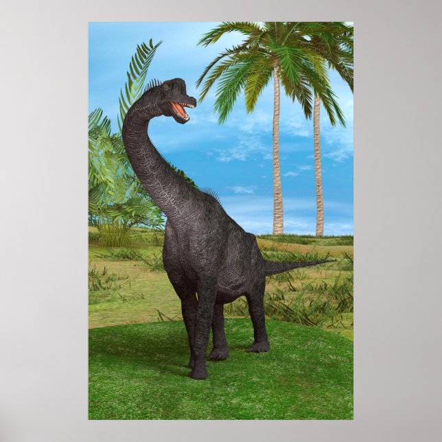 Long Neck Dinosaur Jungle Adventure Poster (Front)