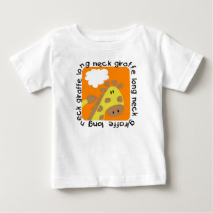 Long Neck Giraffe Baby Romper