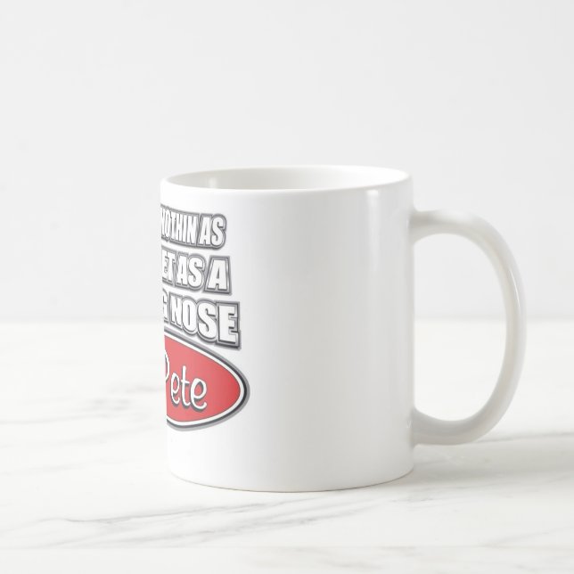Long Nose Pete Coffee Mug (Right)