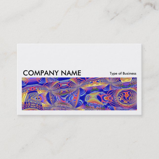 Long Picture 0192 - Fractal Abstract 061012a Business Card (Front)