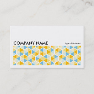 Long Picture 0253 - Hexagon Pattern 03 Business Card
