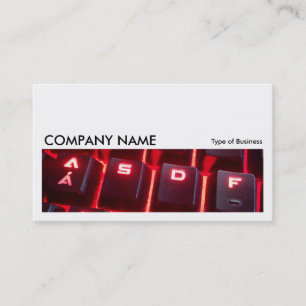 Long Picture 0257 - Glowing Keyboard Business Card