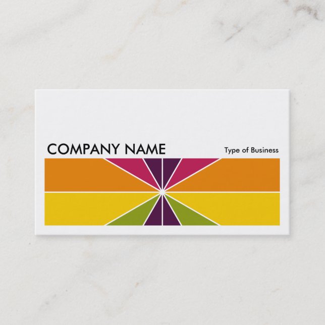 Long Picture 0262 - Colour Segments 02 Business Card (Front)