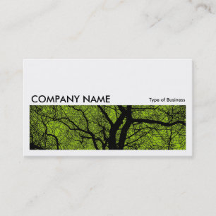 Long Picture 067 - High Contrast Tree - 99CC00 Business Card