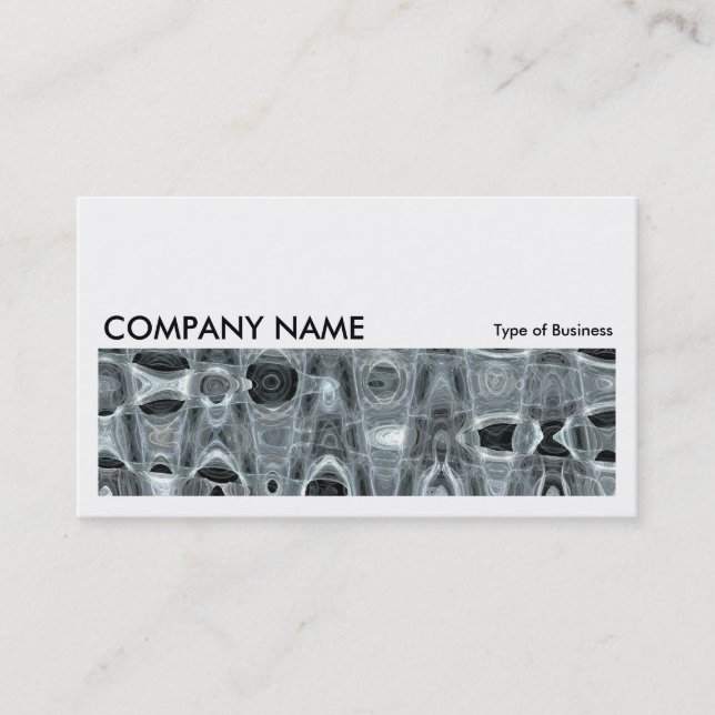 Long Picture 078 - Ice Waves II Business Card (Front)