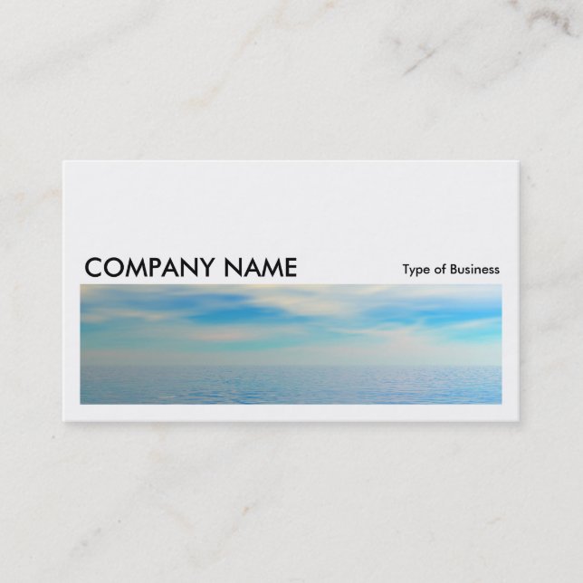 Long Picture 083 - Tropical Sea Business Card (Front)