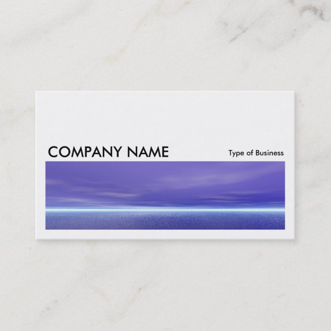 Long Picture 084 - Purple Dawn Business Card (Front)