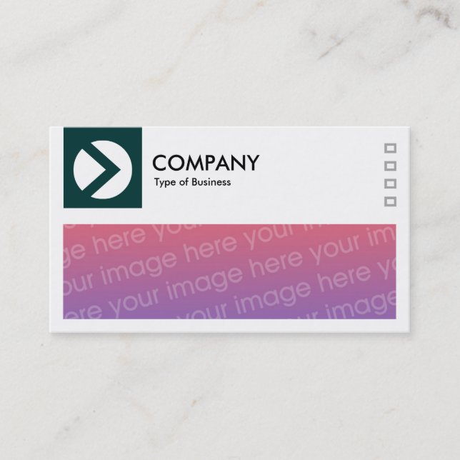 Long Picture - Logo and Panel v2 - Dark Green Business Card (Front)