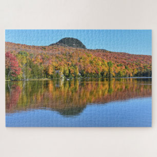 Long Pond in Autumn, Westmore, Vermont Jigsaw Puzzle