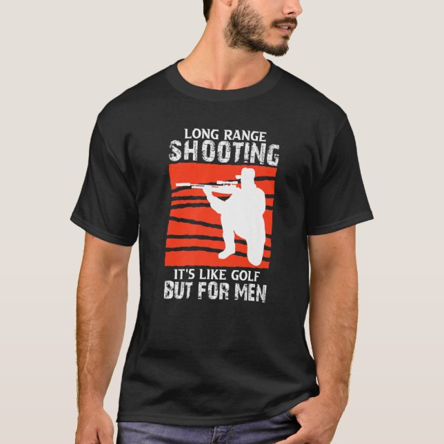 Long Range Shooting  1 T-Shirt (Front)