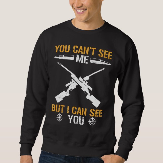 Long Range Shooting Marksman Precision Rifle Shoot Sweatshirt (Front)