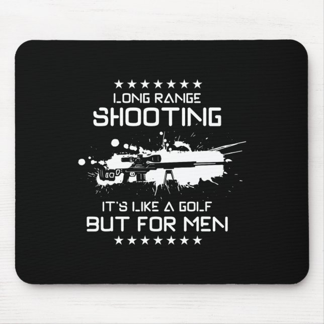 Long Range Shooting  Mouse Pad (Front)