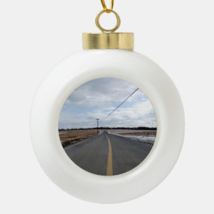 Long Road Home Ceramic Ball Christmas Ornament