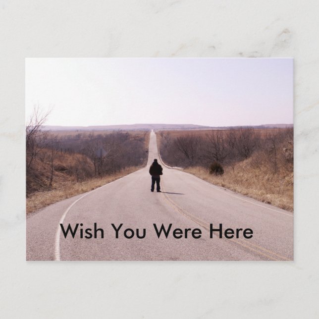 Long Road To Nowhere x, Wish You Were Here Postcard (Front)