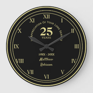 Long Service Appreciation Personalized Large Clock