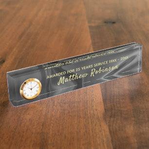 Long Service Appreciation Personalized Nameplate