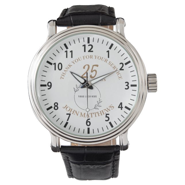 Long Service Award Anniversary Gift Watch (Front)
