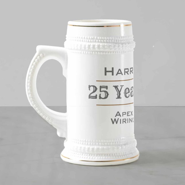 Long Service or Retirement Award Beer Stein (Creator Uploaded)