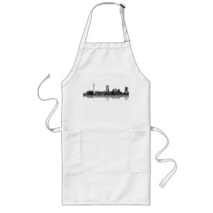 Long Skyline de Dortmund tablier de cuisinier
