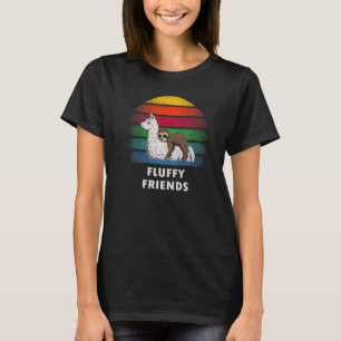 Long Sleeper Llama Yoga Fluffy Friends Sloth With  T-Shirt