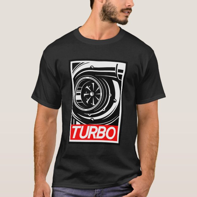 Long Sleeve Car Turbo Tshirt Boost Racing Drifting (Front)