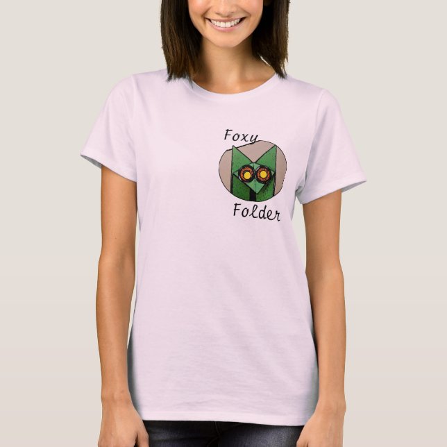 Long Sleeve Foxy Folder Origami shirt (Front)