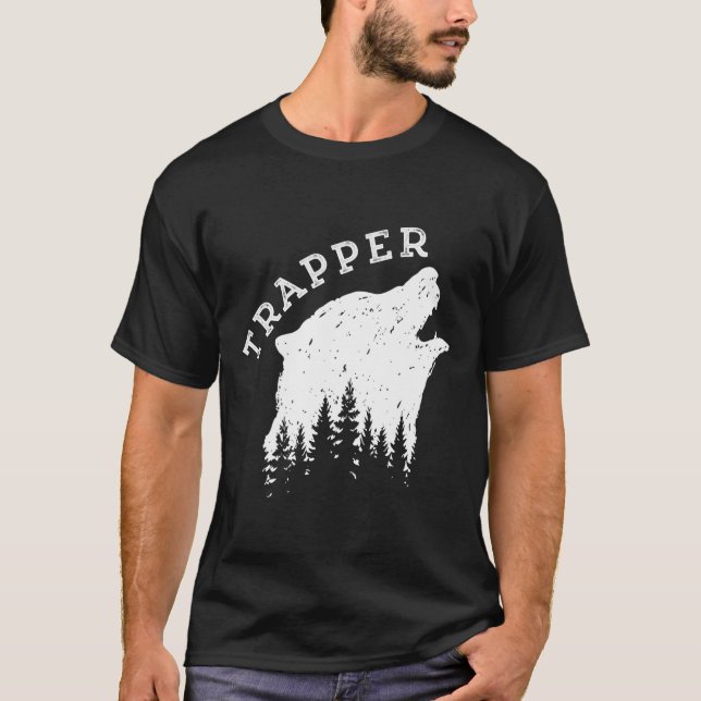 Long Sleeve Fur Trapping Shirt For Trappers (Front)
