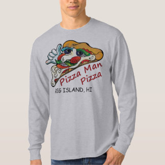 Long Sleeve Pizza Man T-shirt