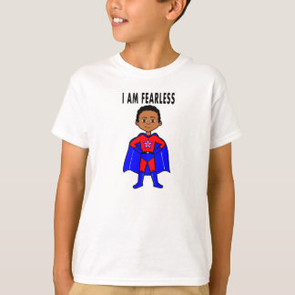 Long-sleeves Superhero I AM FEARLESS t-shirt boys