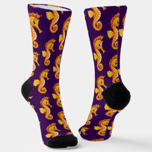 Long-snouted seahorse socks