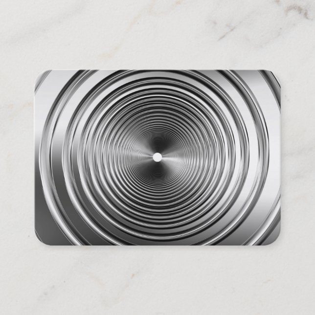 Long Spring B&W Business Card (Front)