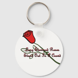 Long Stemmed Roses Keychain