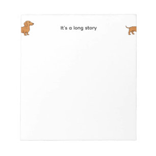 Long Story notepad