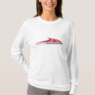 Long T-shirt de blanc de douille