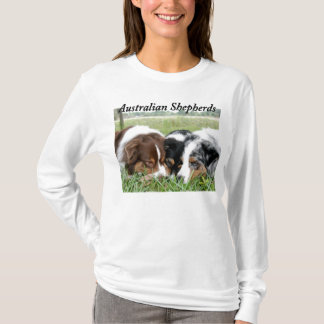 Long T-shirt de douille de berger australien
