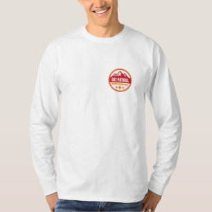 Long T-shirt de douille de rétro patrouille de