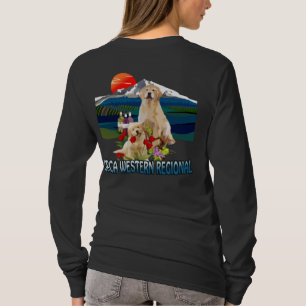 Long T-shirt de golden retriever de la douille des