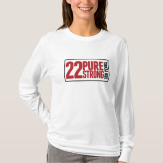 Long T-shirt de la douille des femmes