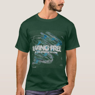 Long T-shirt de la douille des hommes libres