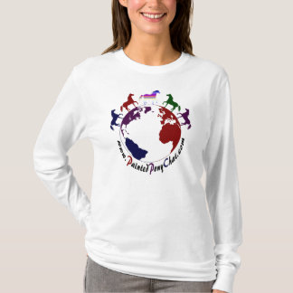 Long T-shirt de poney peint par Sleave